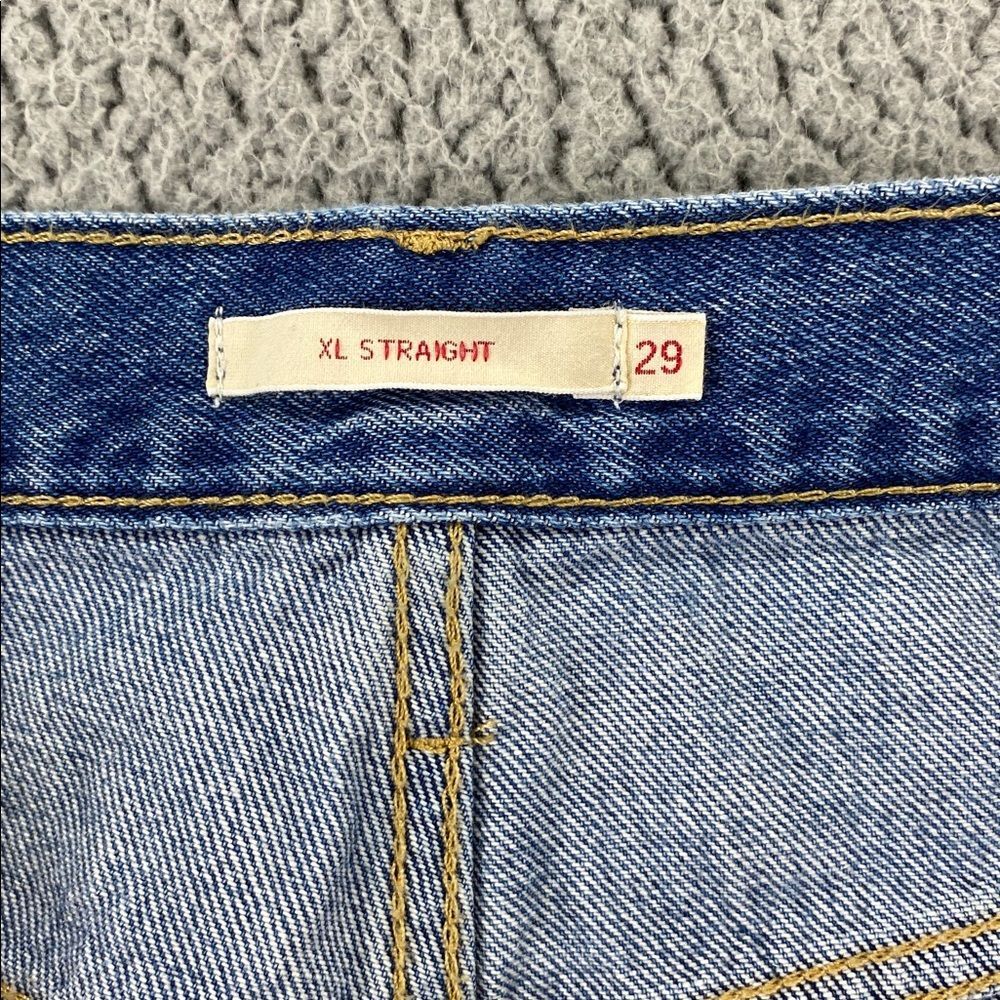 Levi's Premium XL Baggy Straight Seamed Women's No Stretch Jeans |  Size:  29 - Picture 7 of 15